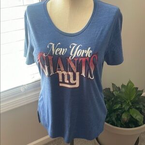 NFL New York Giants Blue logo Tunic New size large